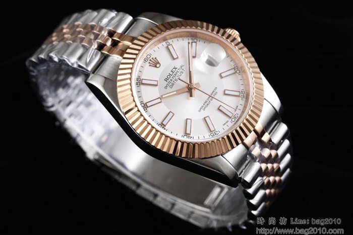 ROLEX勞力士 N廠同款藍本圖紙 新款蠔式動能恒動 勞力士經典腕表日誌型II 夜光指針 進口自動上鏈機芯 男士腕表  wssb5187